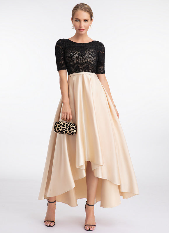 Robe Trapèze Chic Satiné