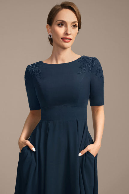 Robe Trapèze Murmure Sombre - gallery 1