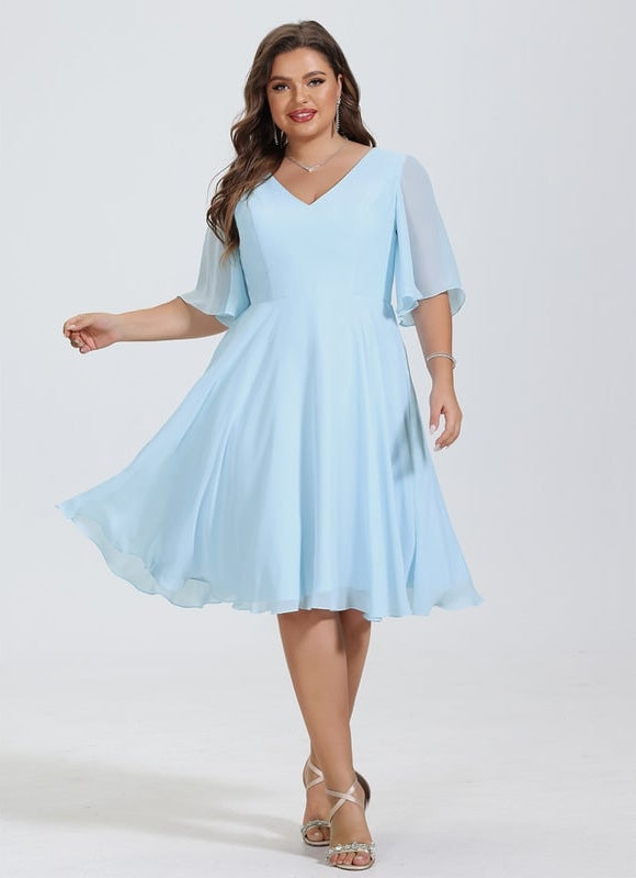 Robe Trapèze Drapé Élégant Chic - gallery 5