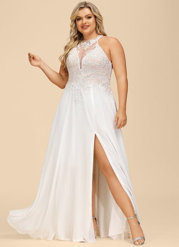 Robe Trapèze Silhouette De Saphir - gallery 7