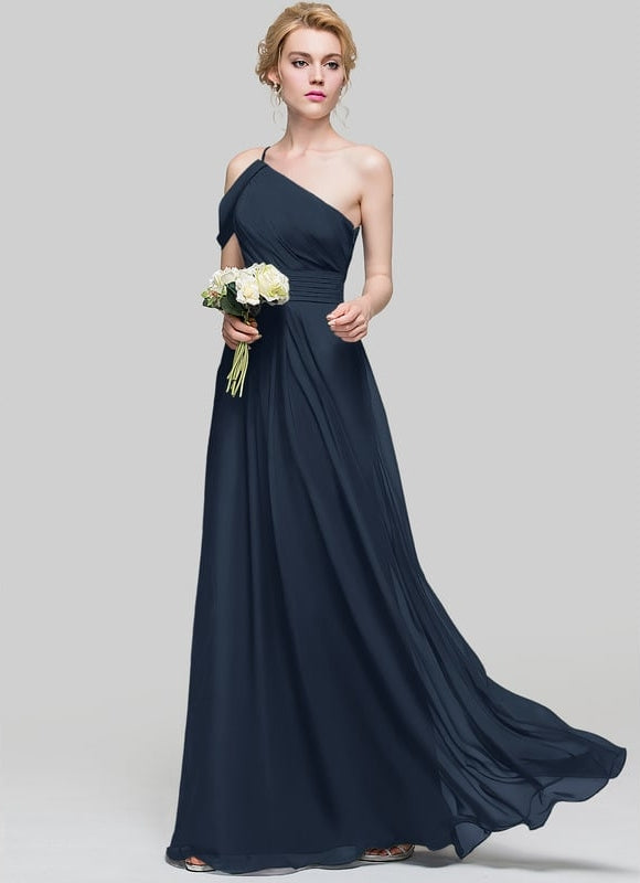 Robe Trapèze Asymétrique Beige - gallery 6