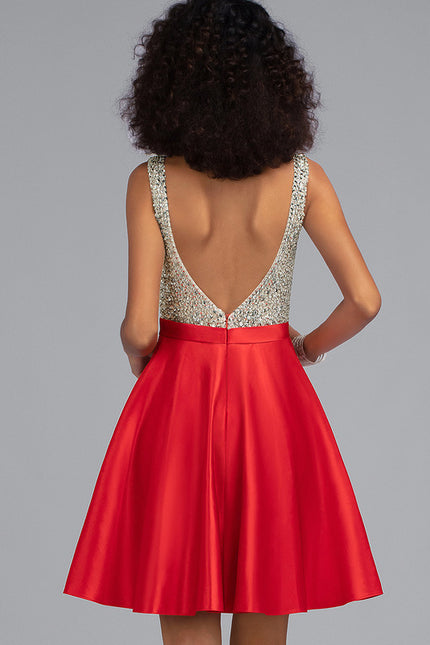 Robe Trapèze Rêve Écarlate - gallery 1