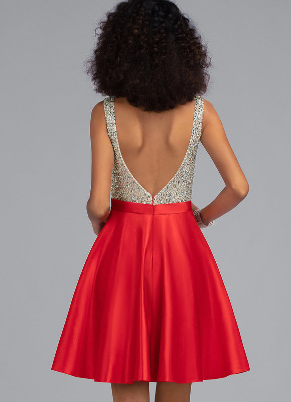 Robe Trapèze Rêve Écarlate - gallery 1