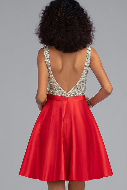 Robe Trapèze Rêve Écarlate - gallery 1