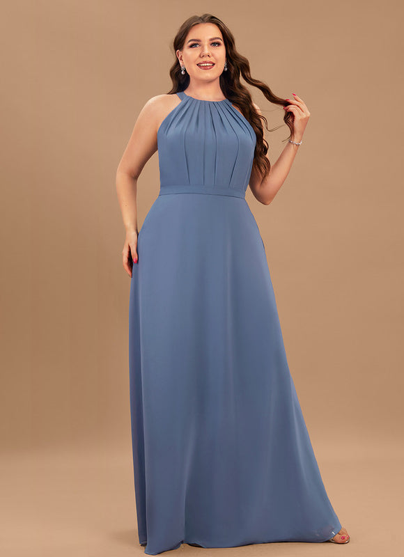 Robe Trapèze Élégance Aquatique - gallery 7