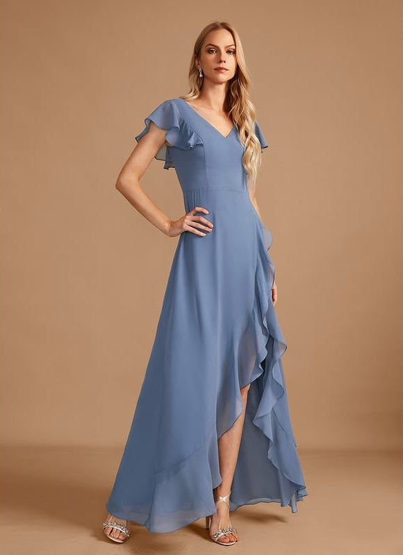 Robe Trapèze Fluide Asymétrique - gallery 2