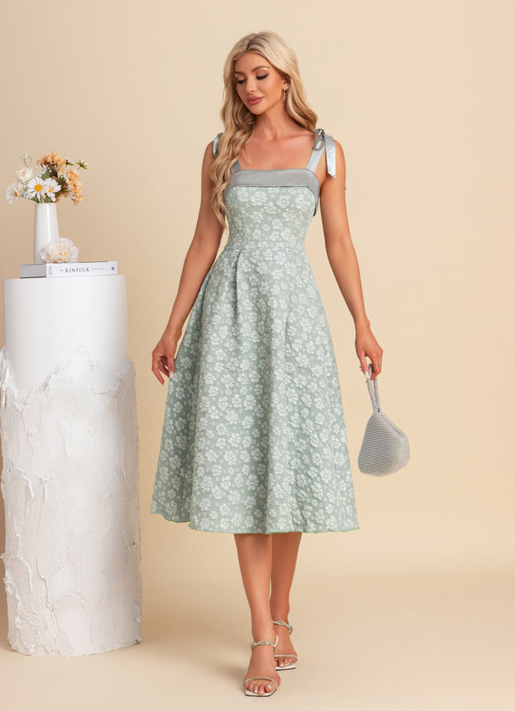 Robe Trapèze Sereine Mint - gallery 2