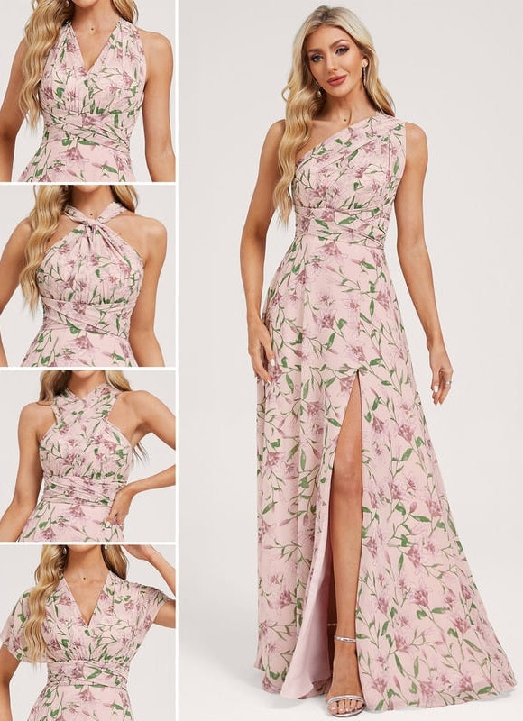 Robe Trapèze Fluide Bordeaux