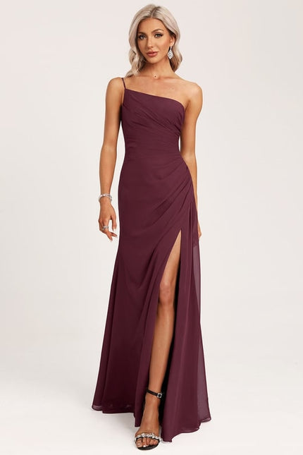 Robe Trapèze Asymétrique Beige