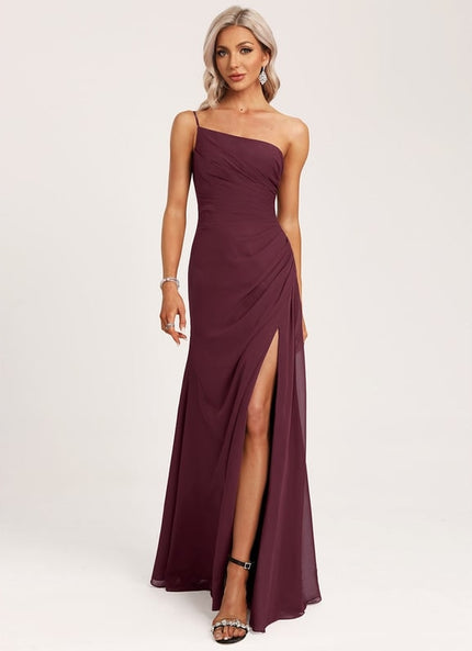 Robe Trapèze Asymétrique Beige