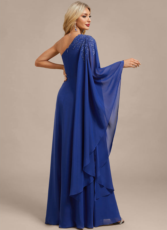 Robe Trapèze Bleu Élégant - gallery 6