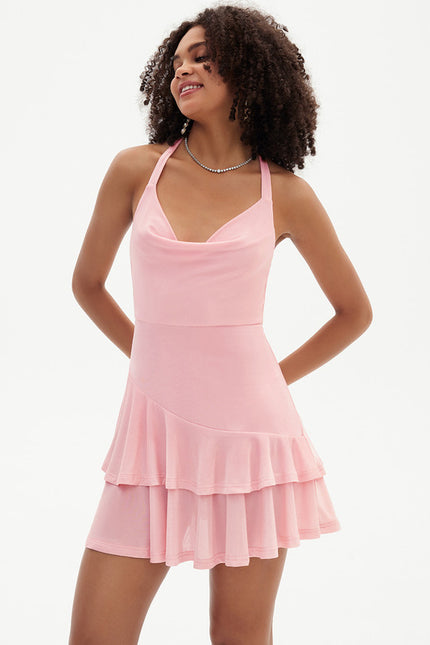 Robe Trapèze Douceur Poudrée - gallery 6
