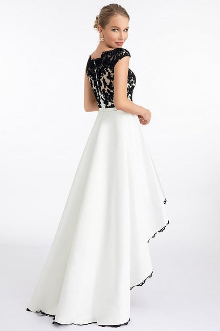 Robe Trapèze Noir Éclatant - gallery 7
