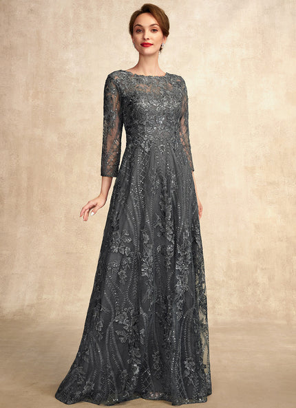 Robe Trapèze Élégance Charbon