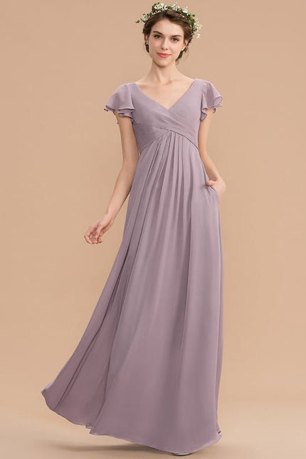 Robe Trapèze Mousseline Fendue