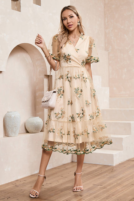 Robe Trapèze Florale Chic - gallery 2