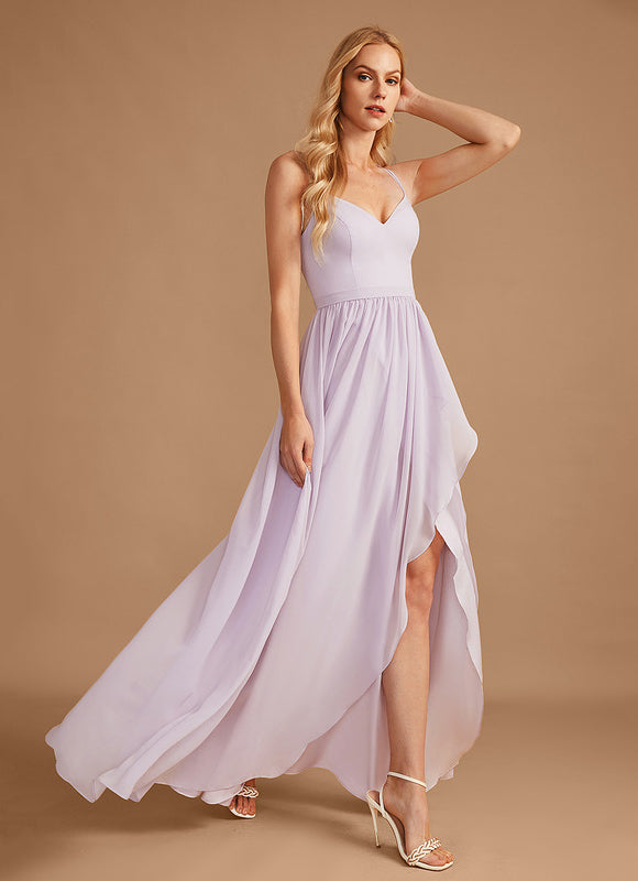 Robe Trapèze Fluide Asymétrique - gallery 3
