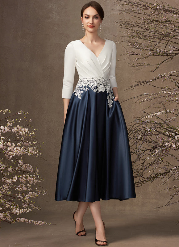 Robe Trapèze Matelassée Élégante - gallery 1