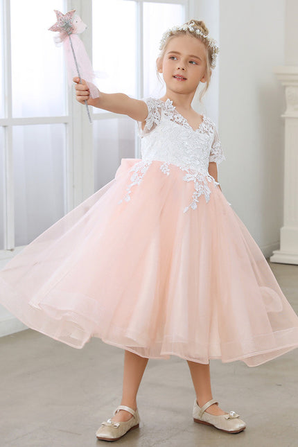 Robe Trapèze Rose Douceur - gallery 6