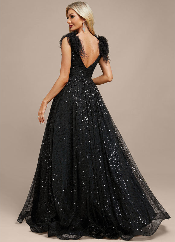 Robe Trapèze Sombre Chic - gallery 7