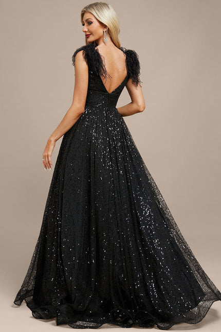 Robe Trapèze Sombre Chic - gallery 7