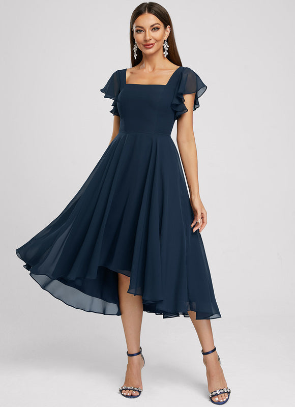 Robe Trapèze Atypique Chiffon - gallery 4