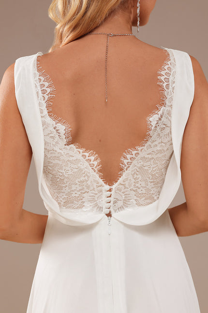 Robe Trapèze Éblouissante Aérienne - gallery 2