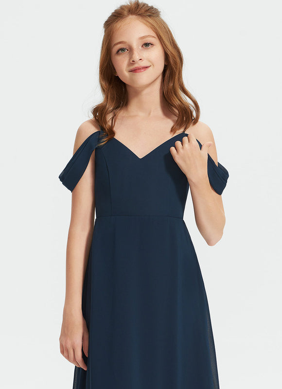 Robe Trapèze Rouge Velours Flottant - gallery 3