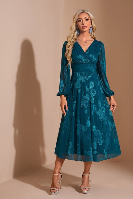 Robe Trapèze Élégance Chinoise - gallery 5