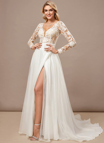 Robe Trapèze Organza Élégante