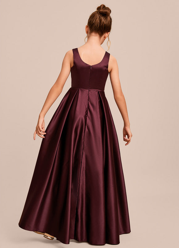 Robe Trapèze Satin Ciel Doux - gallery 8