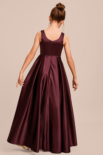 Robe Trapèze Satin Ciel Doux - gallery 8
