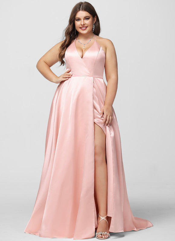 Robe Trapèze Satin Royal - gallery 5