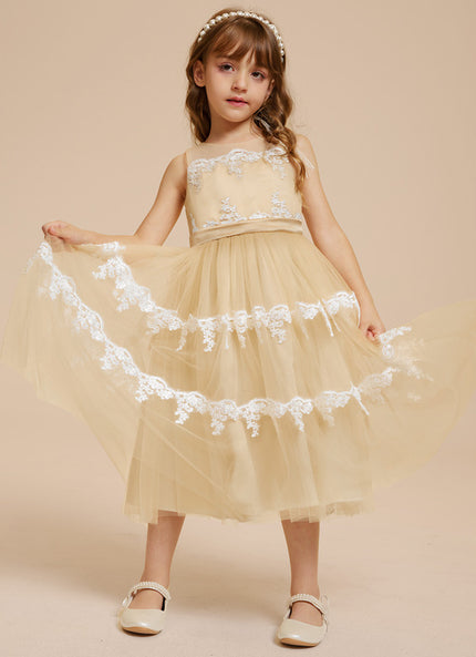 Robe Trapèze Rêve Doré Éthéré