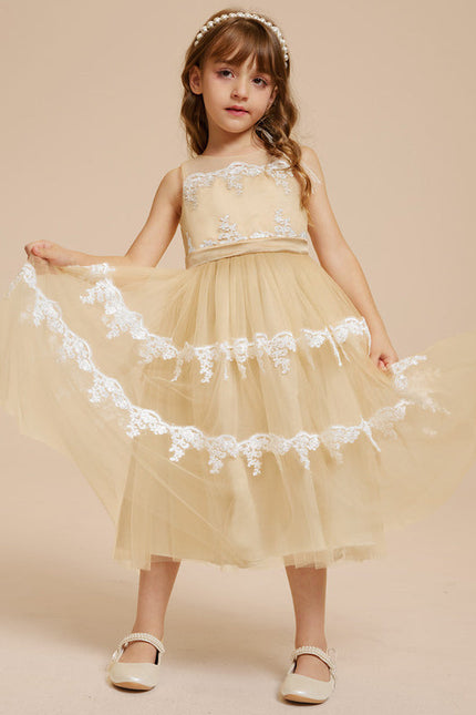 Robe Trapèze Rêve Doré Éthéré