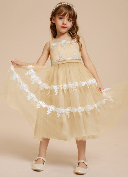 Robe Trapèze Rêve Doré Éthéré