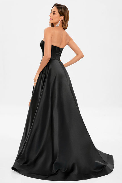 Robe Trapèze Satin Royal - gallery 5