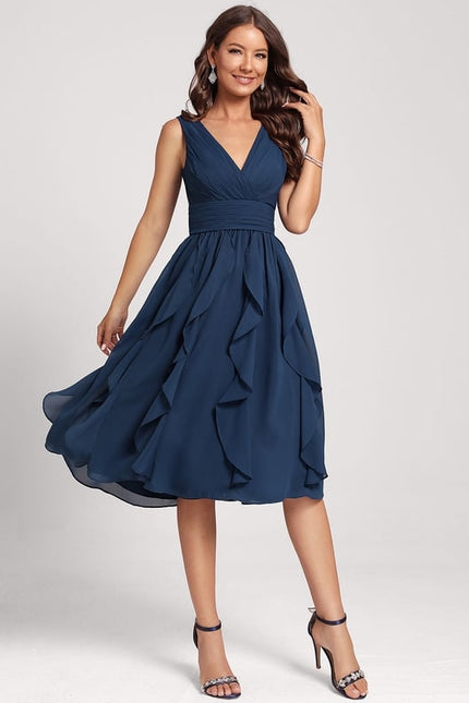 Robe Trapèze Émeraude Volante - gallery 1