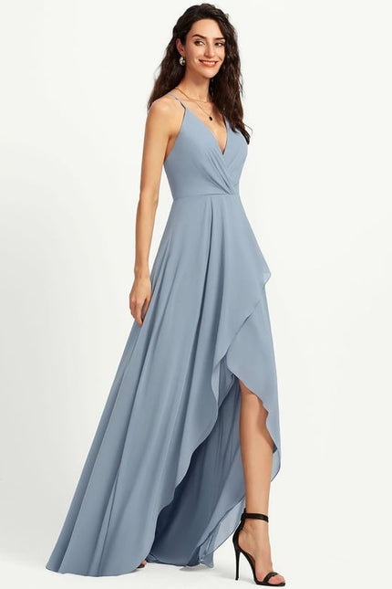 Robe Trapèze Aérienne Vert Pâle - gallery 3