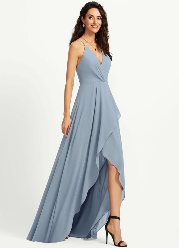 Robe Trapèze Aérienne Vert Pâle - gallery 3