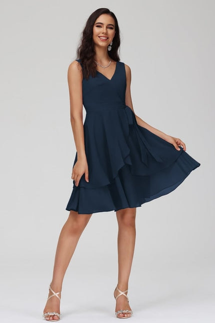 Robe Trapèze Éclats De Velvet Rose - gallery 1