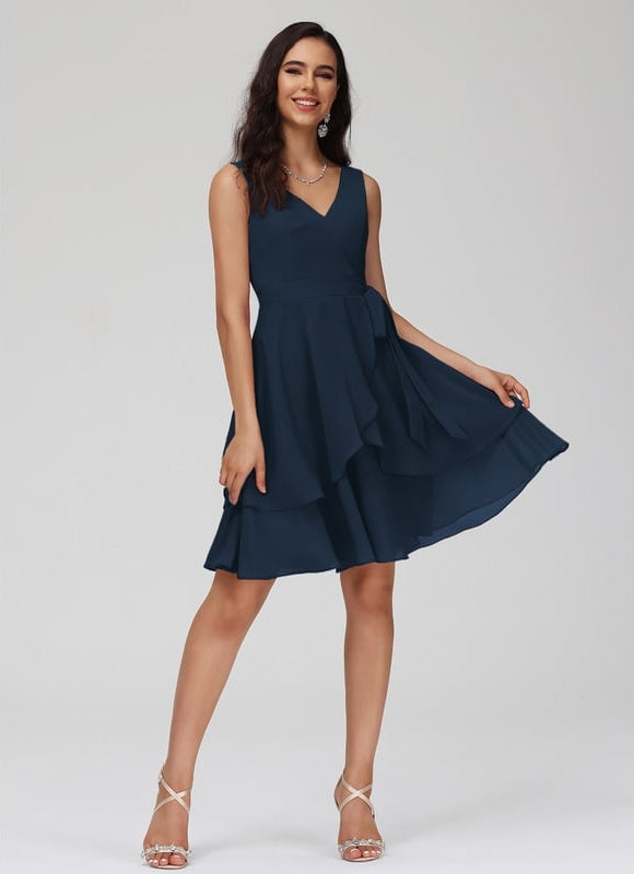 Robe Trapèze Éclats De Velvet Rose - gallery 1