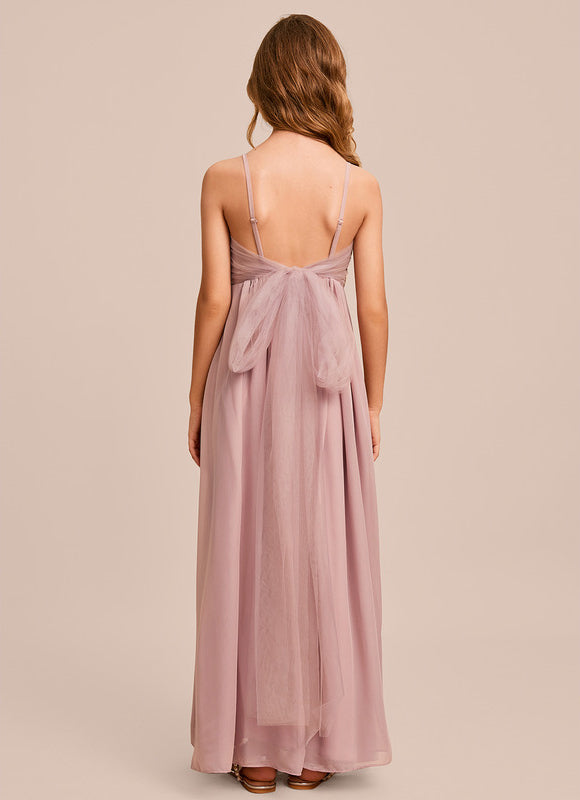 Robe Trapèze Vert Doux Éclat - gallery 5
