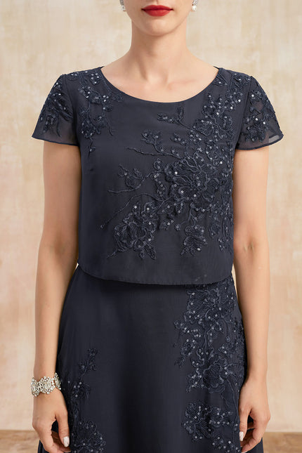 Robe Trapèze Éclat De Velours - gallery 7