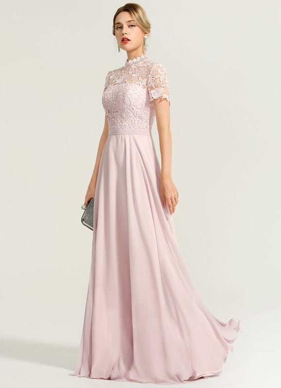 Robe Trapèze Rose Pastel - gallery 2