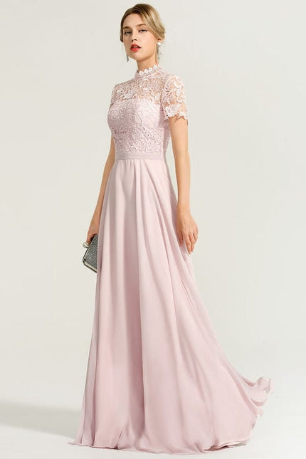 Robe Trapèze Rose Pastel - gallery 2