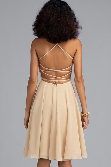 Robe Trapèze Éclat De Sable - gallery 2