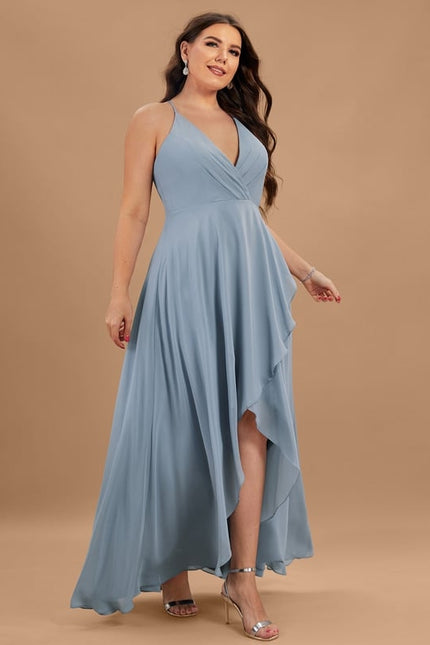 Robe Trapèze Aérienne Vert Pâle - gallery 8