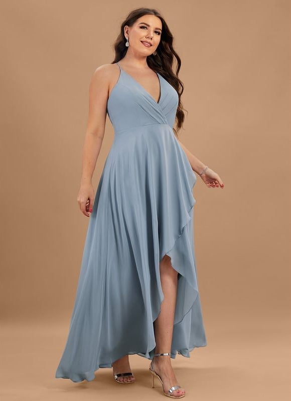 Robe Trapèze Aérienne Vert Pâle - gallery 8