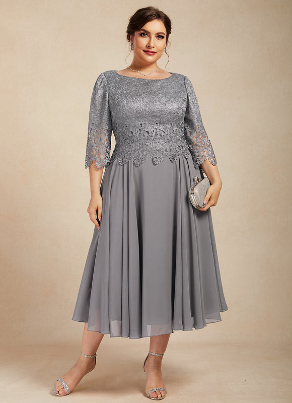 Robe Trapèze Lilas Élégant - gallery 5